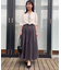 【きれいめ・シアー・通勤】パレットボイルロングスカート