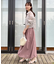 【きれいめ・シアー・通勤】パレットボイルロングスカート