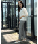 【接触冷感・UVカット・マシンウォッシャブル】袖レースドッキングカットソー