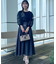 【接触冷感・UVカット・マシンウォッシャブル】袖レースドッキングカットソー