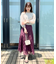 【接触冷感・UVカット・マシンウォッシャブル】袖レースドッキングカットソー