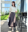 【5分袖・華奢見え・通勤】配色スカラ5分袖ニット