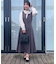 【フェミニン・通勤】タイ付きピコフリルブラウス