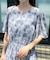 【二の腕カバー・楽ちん・通勤】シフォンプリーツワンピース