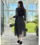 【一枚で着映える・花柄・通勤】前後2WAYシフォン楊柳小花ワンピース