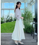 【大人可愛い・通勤】スカラウエスト サイドベルト パネルスカート