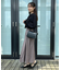 【大人可愛い・通勤】スカラウエスト サイドベルト パネルスカート