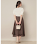 ラメフェザー半袖ニット