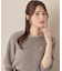 ラメフェザー半袖ニット