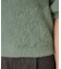 ラメフェザー半袖ニット