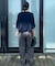 【きれいめ・通勤】配色羽織れるブラウス