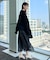 【高見え・大人可愛い】ビジューリボン釦 前後2WAYフェザーカーディガントップス