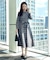 【大人可愛い・微起毛】先染めチェック柄フィット＆フレアワンピース