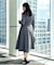 【大人可愛い・微起毛】先染めチェック柄フィット＆フレアワンピース