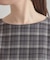 【大人可愛い・微起毛】先染めチェック柄フィット＆フレアワンピース