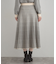 【クラシカル・大人上品】千鳥ジャカードニットプリーツスカート