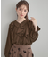 【大人可愛い・通勤】ラッフルフリルブラウス