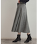 【通勤・大人上品】ラメツイード フレアスカート