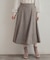 【通勤・大人上品】ラメツイード フレアスカート