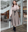 【通勤・大人上品】ラメツイード フレアスカート