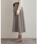 【通勤・大人上品】ラメツイード フレアスカート