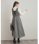 【通勤・大人上品】ラメツイード ジャンパースカート