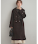 【大人上品・周りと差がつく】パール調釦チェスターコート