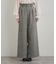 【上品華やか・通勤】ラメツイード ワイドパンツ