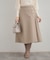 フェイクウールポンチスカート
