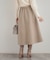 フェイクウールポンチスカート