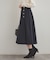 フェイクウールポンチスカート