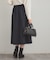 フェイクウールポンチスカート