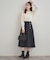 フェイクウールポンチスカート