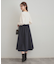 フェイクウールポンチスカート
