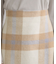 起毛チェックIラインスカート