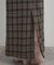 シャギーチェックIラインスカート