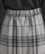 【洗える/微起毛】Iライン チェックスカート