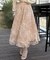【通勤】ラメ刺繍ブークレチュールスカート