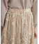 【ハレの日・通勤】ラメ刺繍ブークレチュールスカート