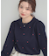 【着映え】ハートドットラメ刺繍ニット