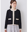 【ハレの日・通勤・着映え】配色 総針カーディガン