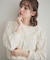 レースドッキングブラウス