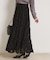 ティアードフラワーモチーフロングスカート