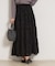 ティアードフラワーモチーフロングスカート
