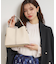 2wayレザー調ハンドバッグ