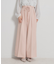 細リボンデザインタックワイドパンツ