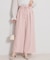 細リボンデザインタックワイドパンツ