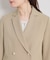 【洗える・通勤】パール調ボタン テーラードジャケット