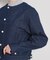 【洗える・綿100％】パール調ボタン デニムジャケット