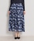 【洗える】チューリップ柄スカート